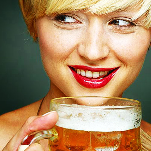 woman-beer